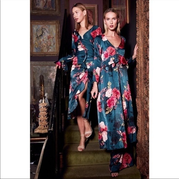 MISA LOS ANGELES FLORAL MORGAN ROBE - Picture 3 of 8